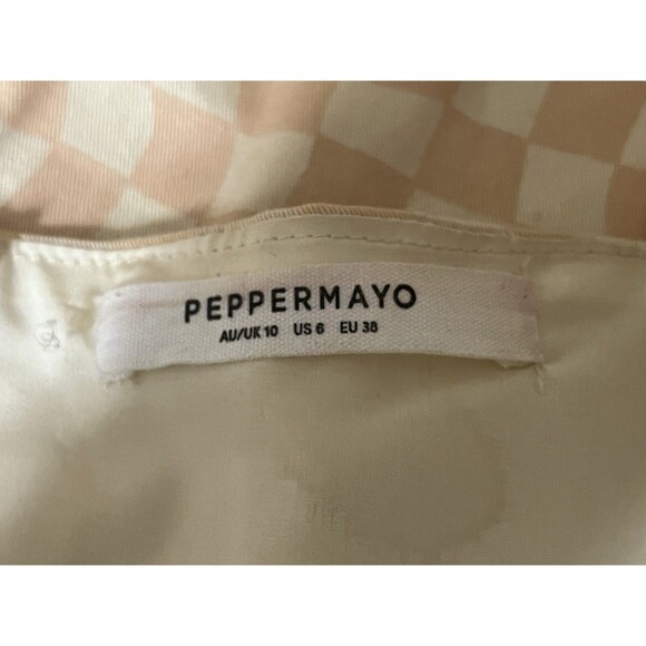 Peppermayo Wavy Checkered Bustier With Matching Skirt - Picture 2 of 10